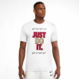 T-shirt Nike Jdi Swoosh - Branco - T-shirt Homem tamanho L