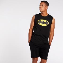 Camisola S/Mangas Batman - Preto - Camisola Homem tamanho L