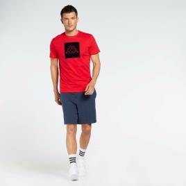 T-shirt Kappa Ibagni - Vermelho - T-shirt Homem tamanho XL
