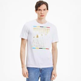 T-shirt  Rebel Gold - Branco - T-shirt Homem tamanho XL