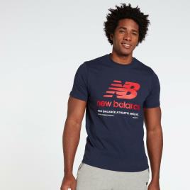 T-shirt New Balance Athletic - Azul - T-shirt Homem tamanho L