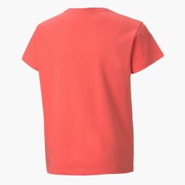 T-shirt Puma Alpha - Coral - T-shirt Rapariga tamanho 16