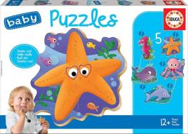 Baby Puzzles Animais Marinhos