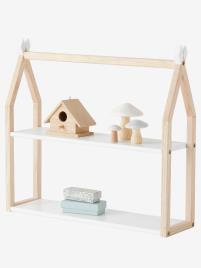 Estante de parede, Cabana branco claro bicolor/multicolo