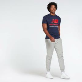 T-shirt New Balance Athletic - Azul - T-shirt Homem tamanho L