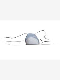 Cinto de grávida para dormir, BABYMOOV Dream Belt, tamanho XS/S cinzento medio liso