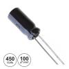 CONDENSADOR ELECTROLITICO 100uF 450V 105º