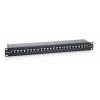 Patch Panel Cat.6 EQUIP 24-Port 19 Inch 1U preto -326424